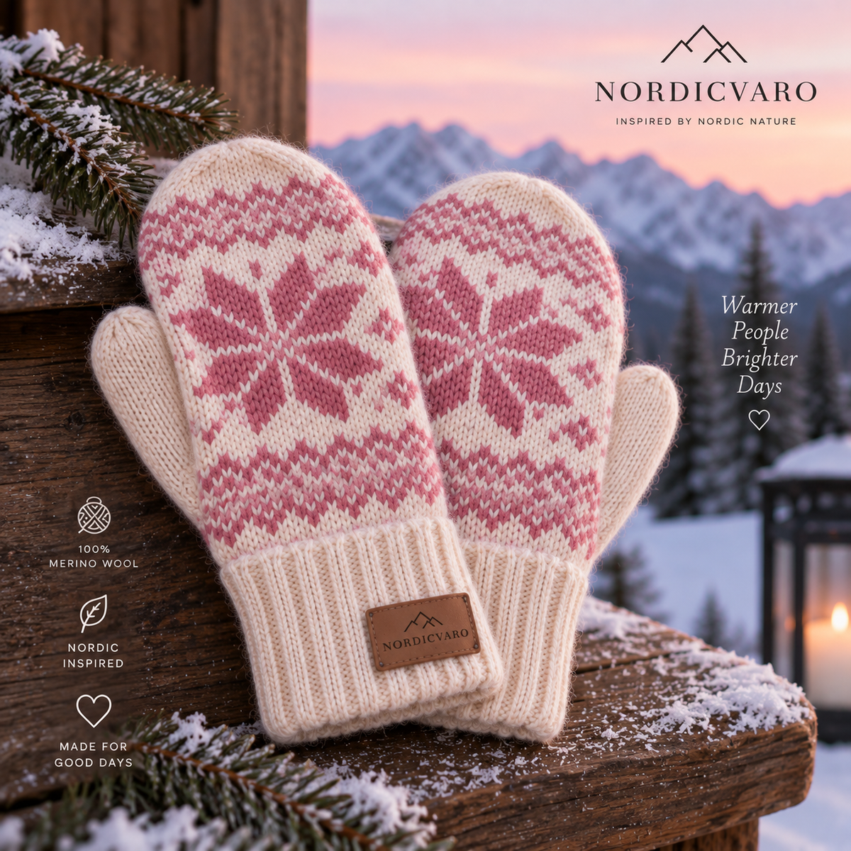 Nordicvaro Nordic Knit Mittens