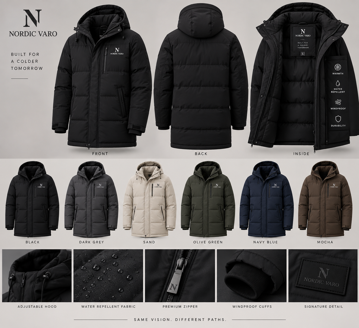 Nordic Varo Winter Puffer Jacket