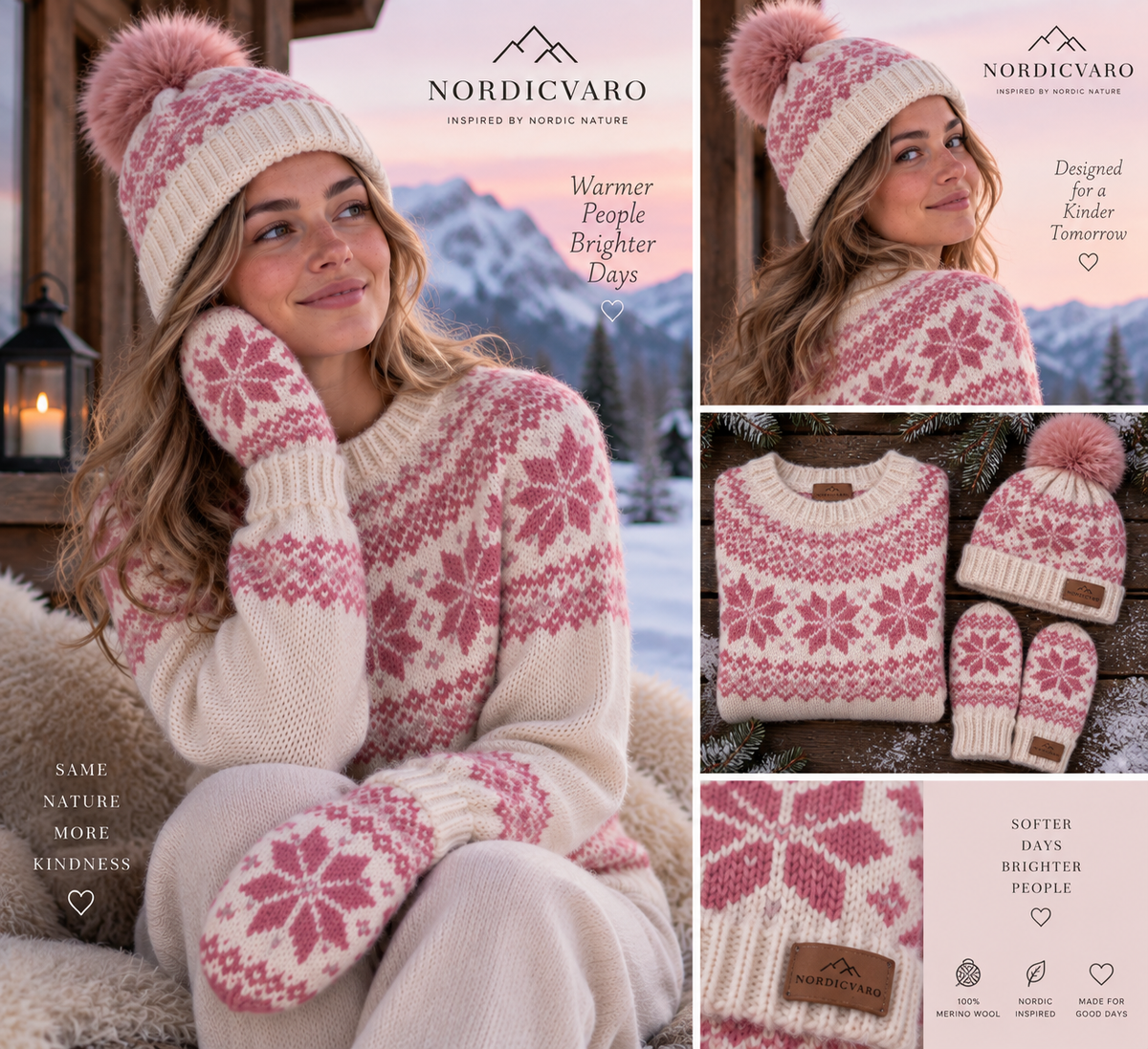 Nordicvaro Nordic Knit Mittens